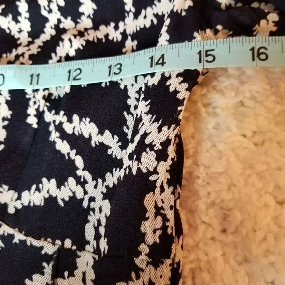 Coldwater Creek Black & White Dress 8 - Picture 7 of 8